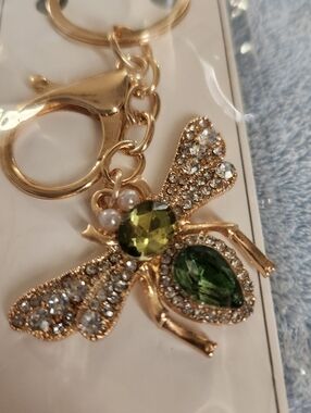 Nicole Bee Bag Charm / Keychain Gold-tone